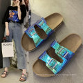 Fashion Birken Cork Shoes  Cork Slippers Summer Beach Open Toe Slides Slippers for Man and Woman